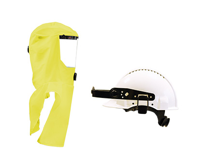 e-breathe Multi-Hood gelb mit Helmhalterung