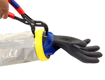 e-breathe Entriegelungszange zur Demontage des e-breathe Handschuhadaptersystems