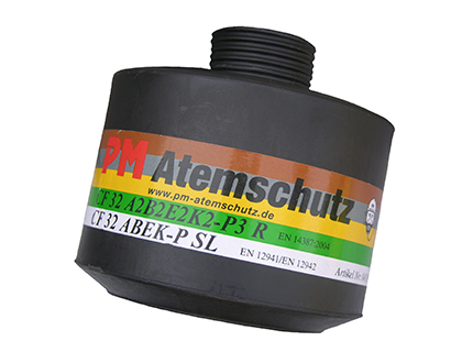 PM Atemschutz Kombinationsfilter Atemschutzfilter A2B2E2K2-P3 R SL