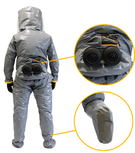 ChemMax 3 Detaillansicht Gebläsefenster Laufsohle