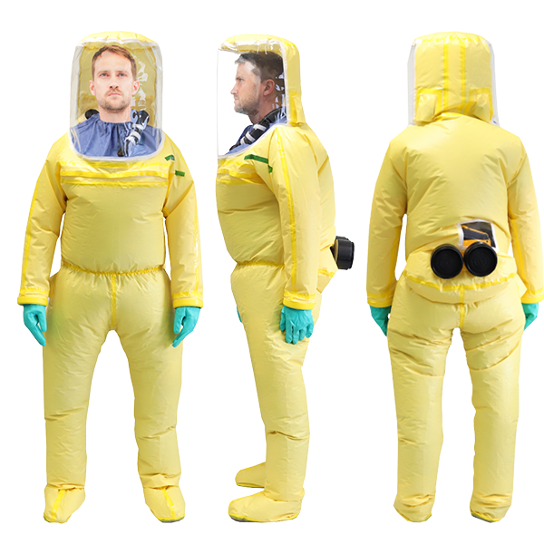 E Breathe ChemMax 1 PAPR Suits Chemikalienschutzanzug CBRN