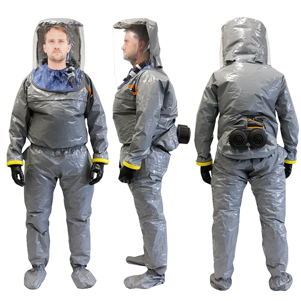 E Breathe ChemMax 3 PAPR Suits Chemikalienschutzanzug ABC