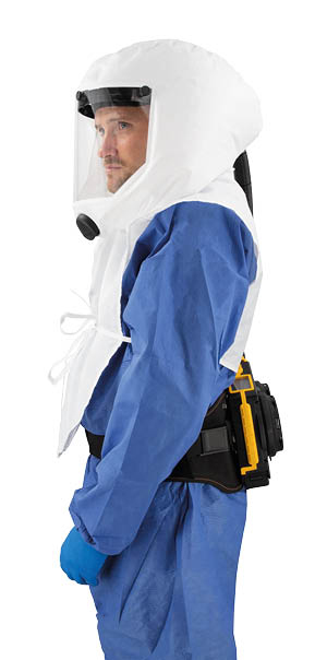 e-breathe Multi-Hood, Weiß, Kopfhalterung mit e-flow, side