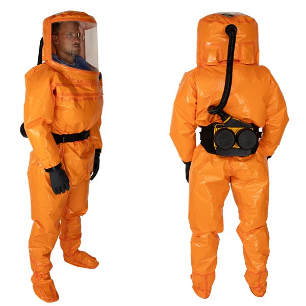 E Breathe ChemMax 3 Pro Outside Atemschutzanzug Mit Gebläsefiltergerät